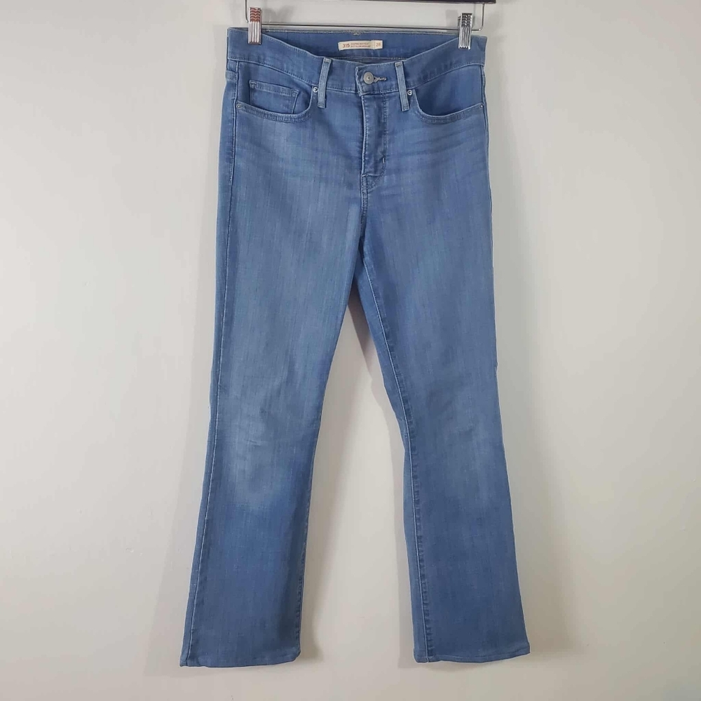 Levi’s 315 Shaping Bootcut Womens Jeans in Wash Blue Size 28
